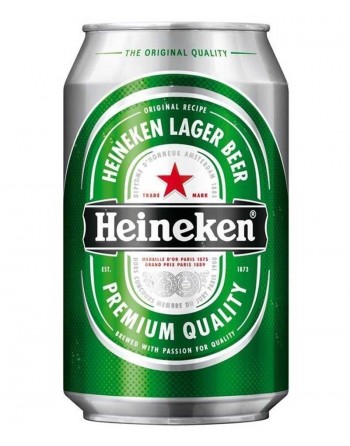 Cerveza Heineken Pack 24 latas 33 cl.