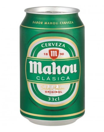 Cerveza Mahou Clásica Pack 24 Unidades 33 cl. LATA