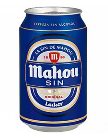 Cerveza Mahou Sin Alcohol Pack de 24 Unidades 33cl.