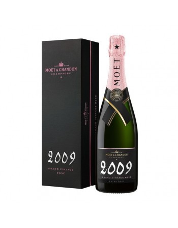 Champagne Moët&Chandon Grand Vintage Rosé con estuche