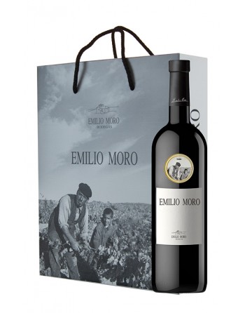 Pack 3 botellas Emilio Moro en caja de madera
