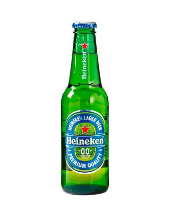 Cerveza Heineken 0,0 botellín Pack 24 Botella 25cl.