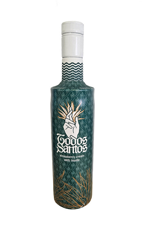 Crema de fresas con Tequila Todos Santos - En Copa de Balón