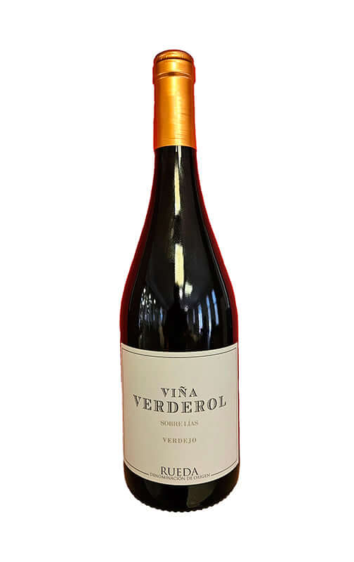 Viña Verderol Sobre Lías 2022 wine bottle from Hijos de Alberto Gutierrez, S.A., Rueda, Valladolid.