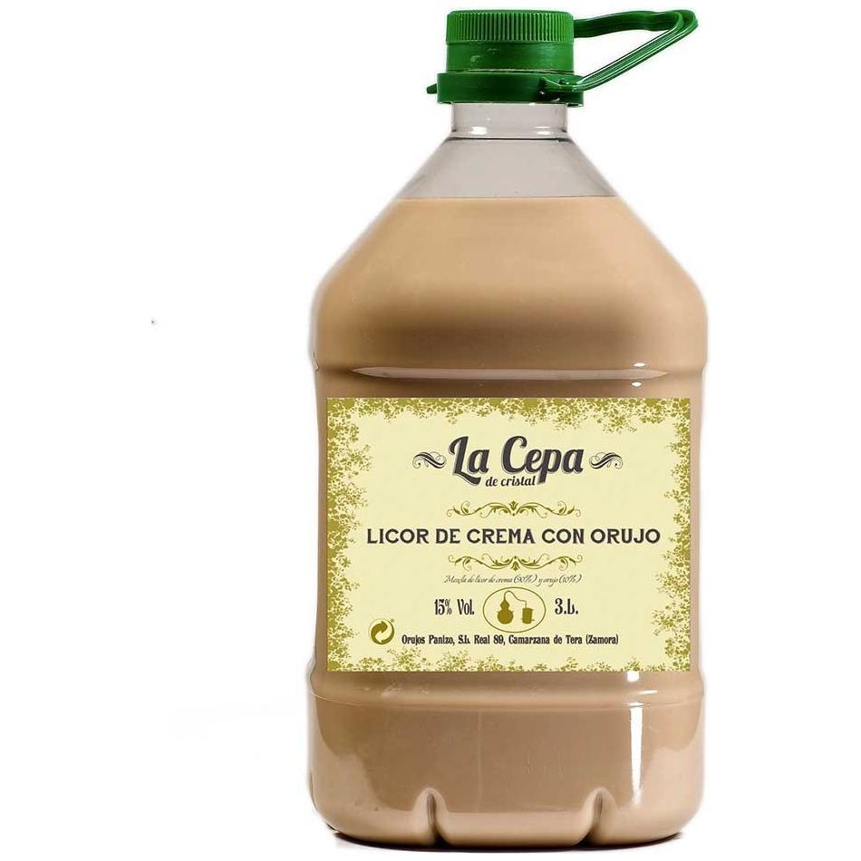 Crema de Orujo La Cepa de Cristal 3L - En Copa de Balón