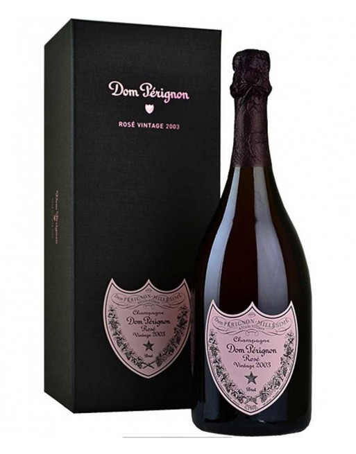 Champagne Dom Pérignon Rosé Vintage 75cl con estuche.