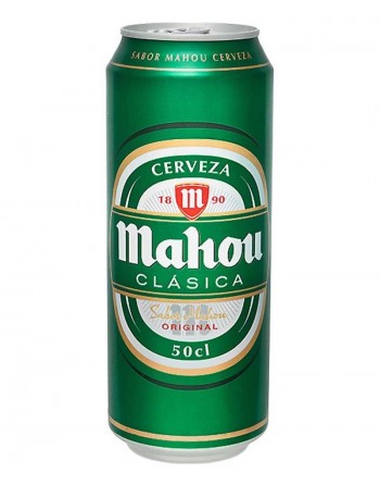 Cerveza Mahou Clásica Pack 24 Unidades 50cl.