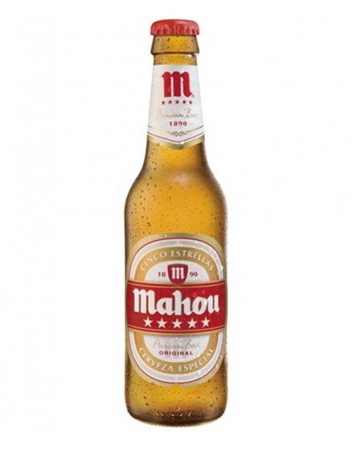 Comprar Cerveza Mahou 5 Estrellas 24 Botellines al mejor precio - En Copa  De Balón