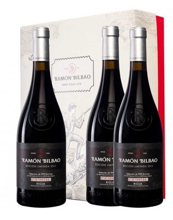Pack 3 botellas de vino Ramón Bilbao Edición Limitada