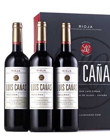 Pack 3 botellas Luis Cañas Reserva