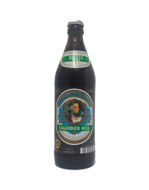 Cerveza Lagerbier Hell Botella 50cl.