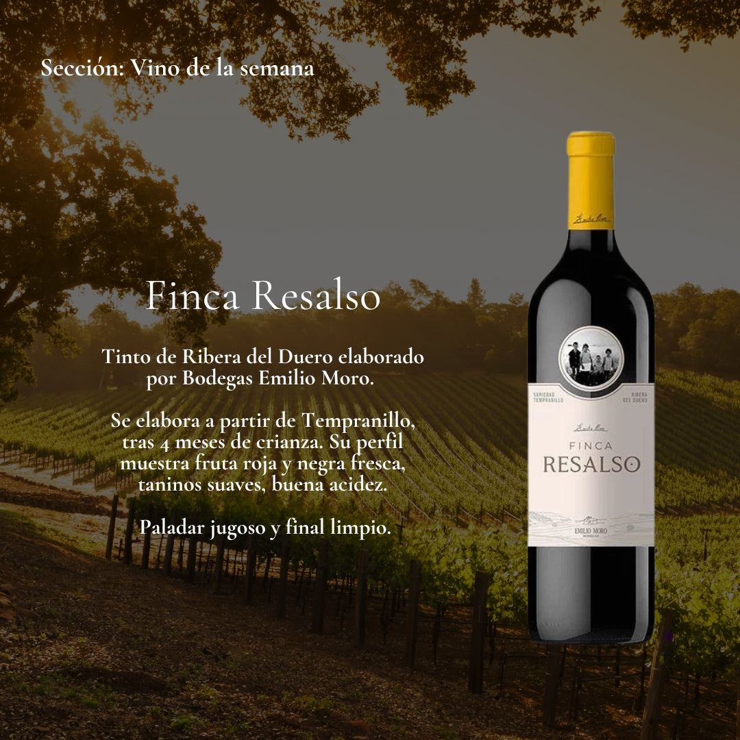 Vino de la semana 14.09.2026 - Finca Resalso