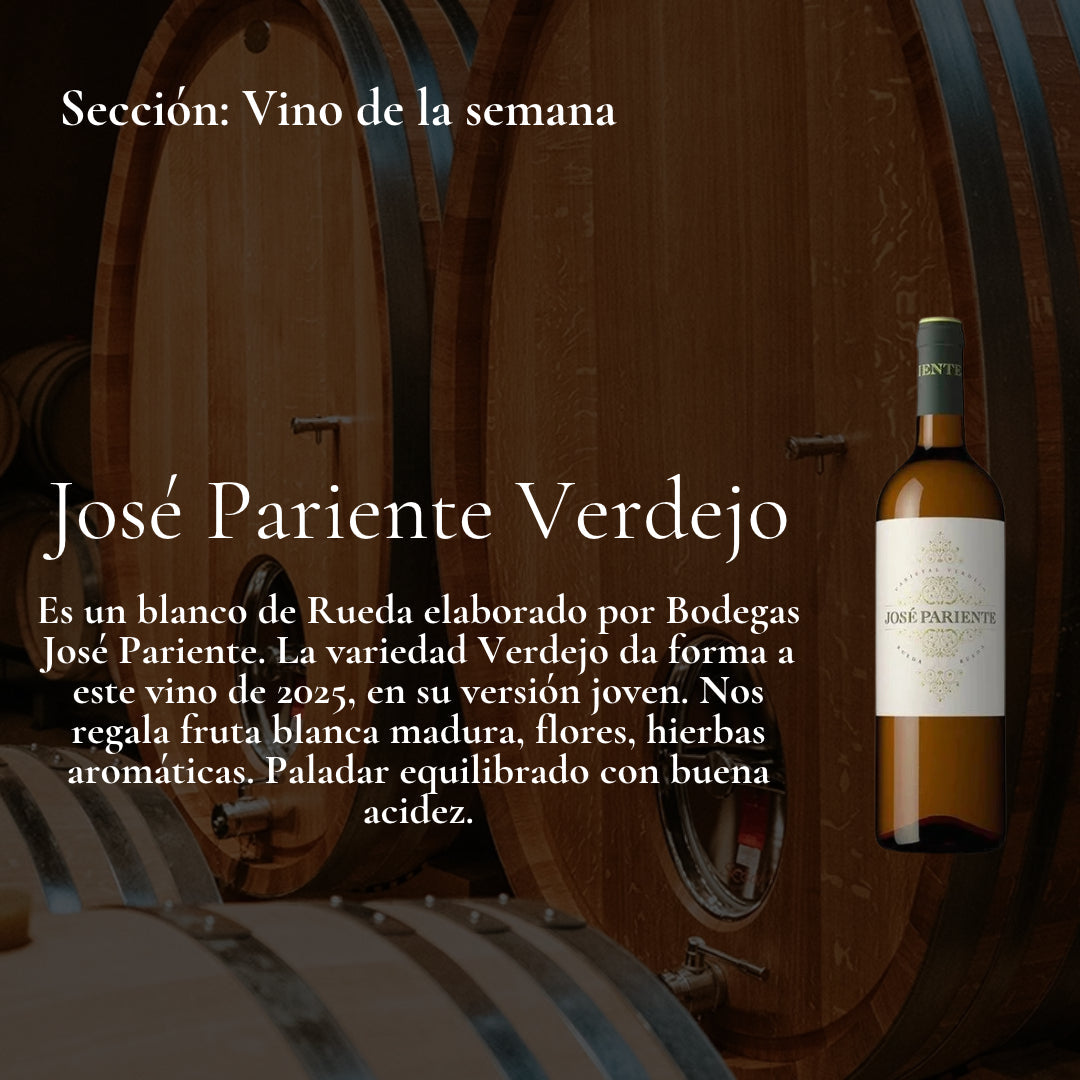 Vino de la Semana 19.10.2026 - José Pariente Verdejo