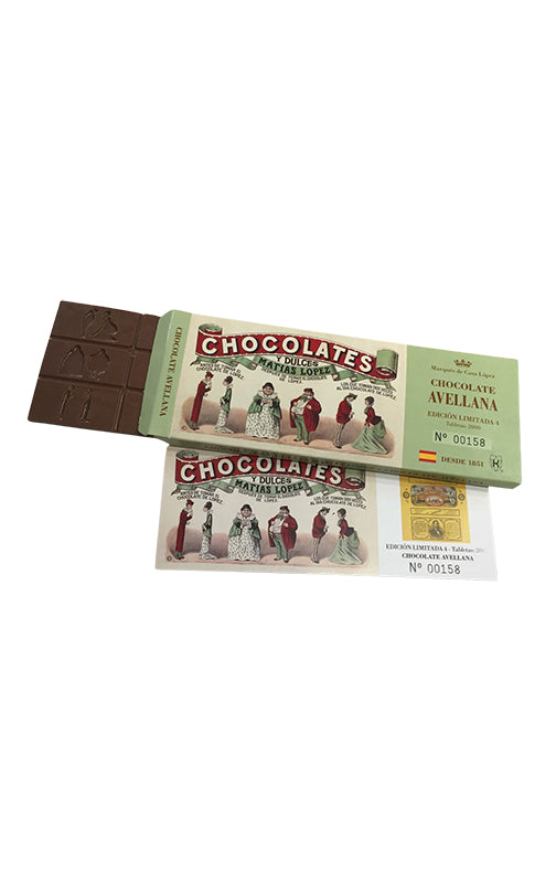 Chocolate con avellanas Matias Lópèz 75 gr.