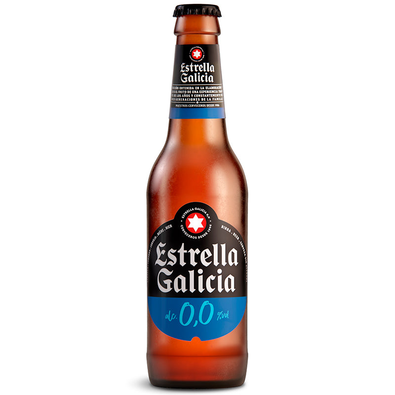 Cerveza Estrella Galicia 0,0 Pack 24 Unidades 25cl.
