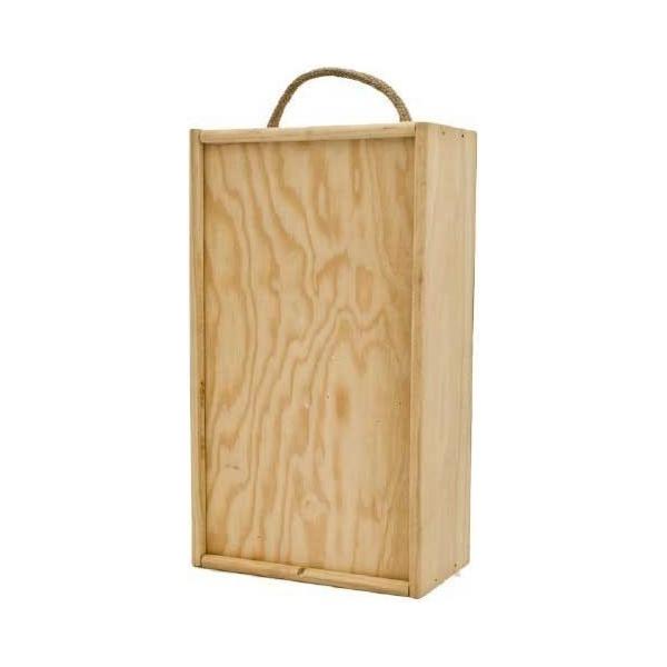 Caja Madera 2 botellas - En Copa de Balón