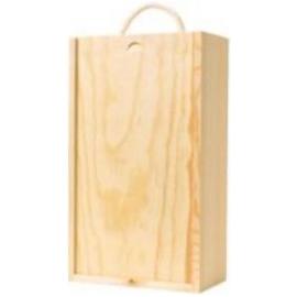 Caja Madera 3 Botellas - En Copa de Balón