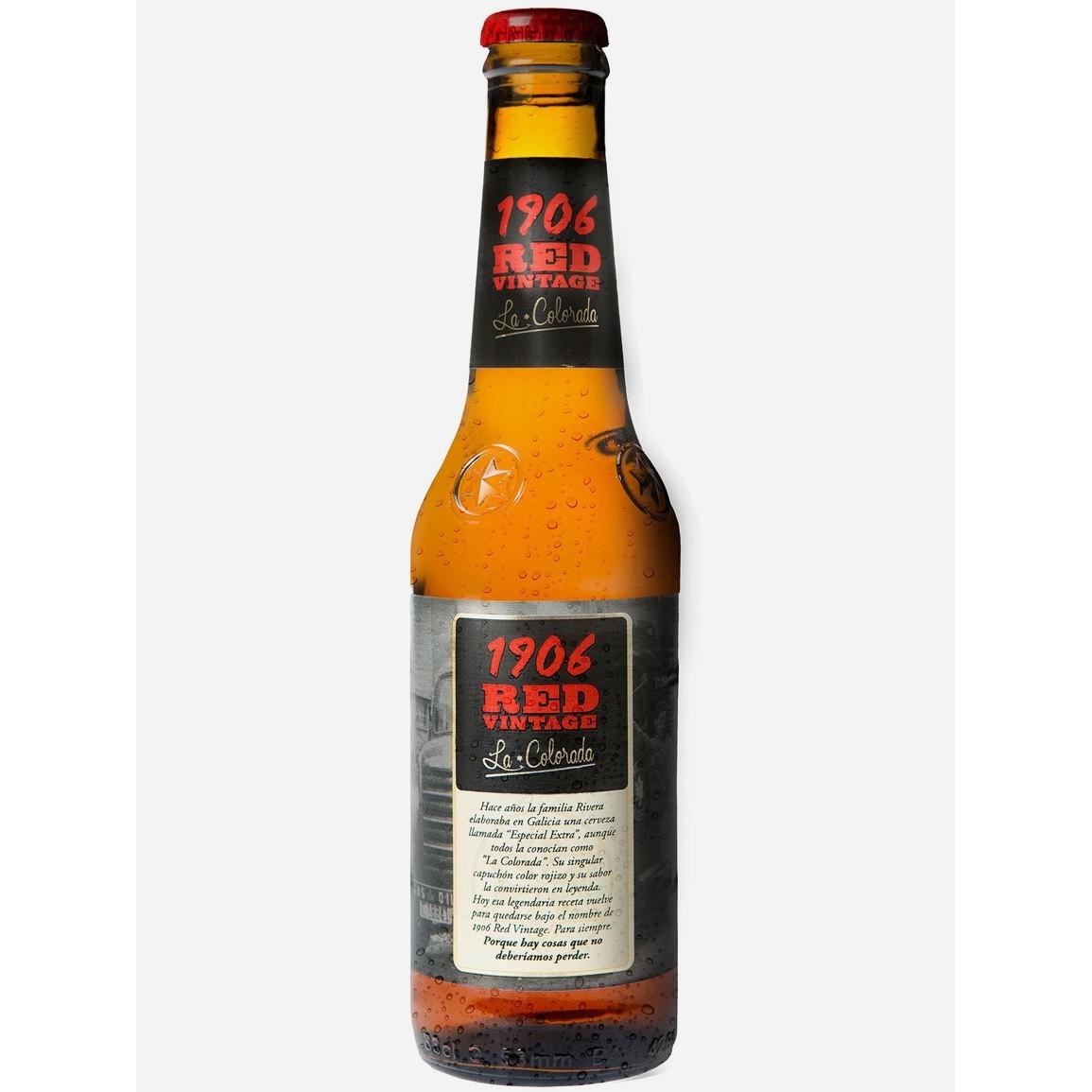 Cerveza Estrella Galicia 1906 Red Vintage Pack 24 Unidades 33cl. - En Copa de Balón