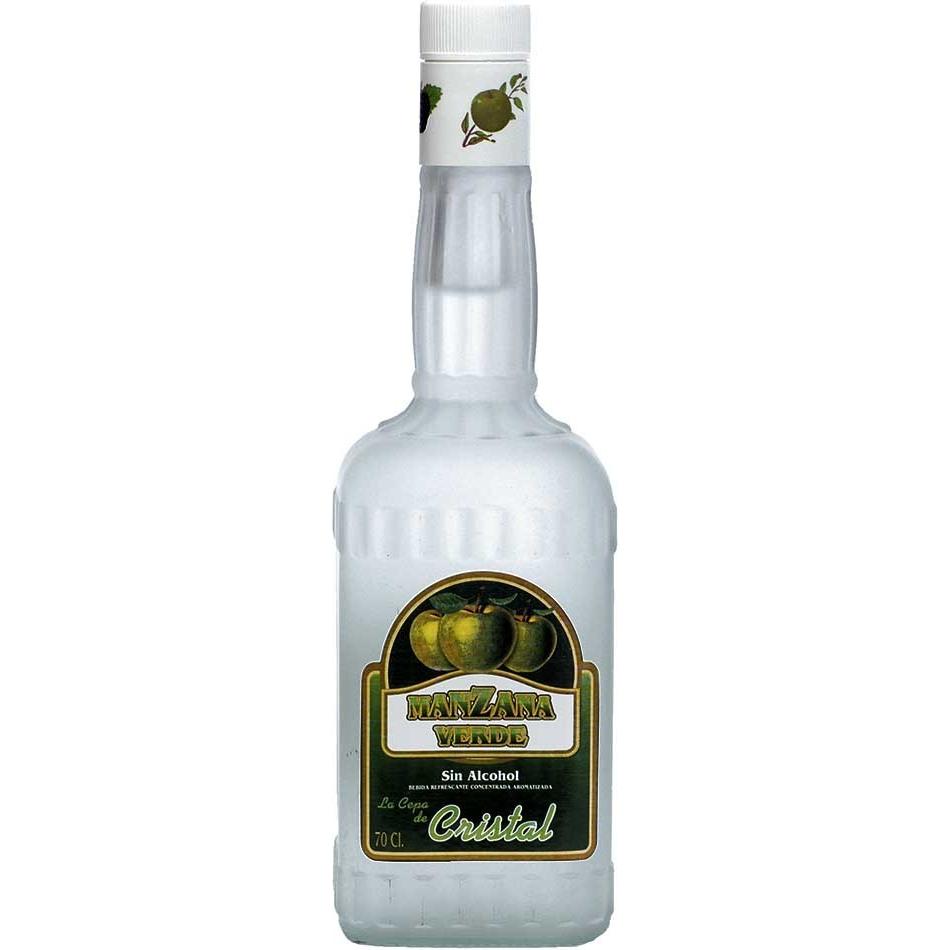 Licor de Manzana Sin Alcohol La Cepa de Cristal - En Copa de Balón
