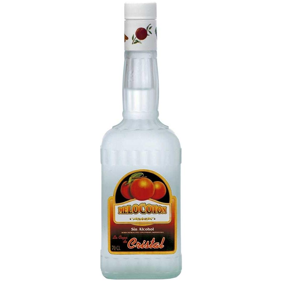 Licor de Melocotón Sin Alcohol La Cepa de Cristal - En Copa de Balón