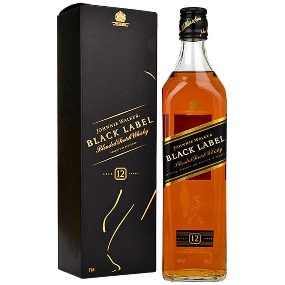 Whisky Johnnie Walker Black Label - En Copa de Balón